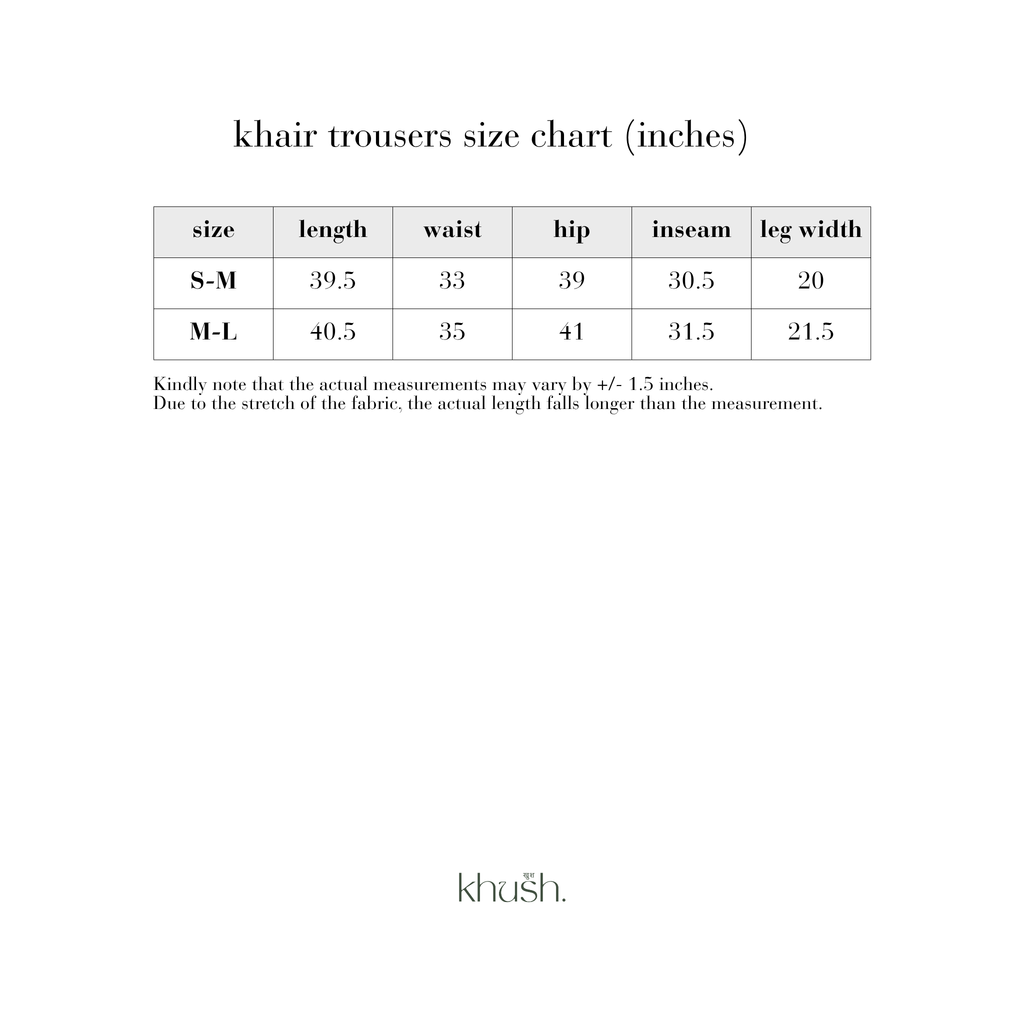 Khair Trousers
